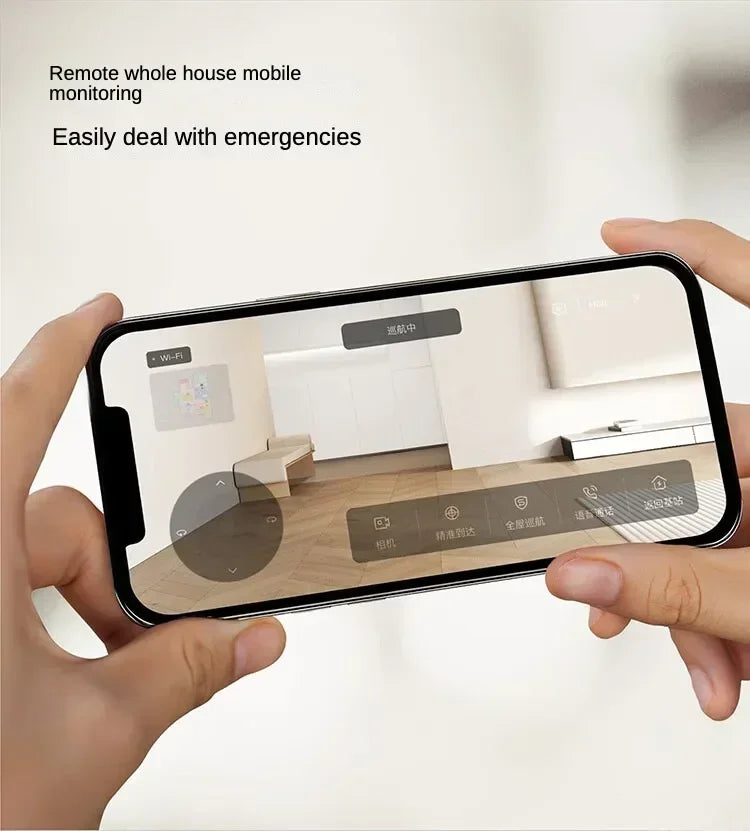 Original Ecovacs Deebot T50 PRO Vacuum Cleaner Robot Chinese Version 15800Pa Hair Zero-tangle Stepless 70°C Hot Water