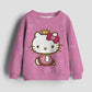 Christmas Kids Sportswear Baby Girls Hello Kitty Clothes Long Sleeve Cartoon Sweatshirt Tops Kuromi Girls Dance Team Hoodie