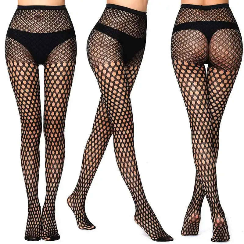 Sexy Mesh Stockings Print Patterns Flower Heart Skull Nylon Push Up  Slim Women Fishnet Tights Y2k Party Club Gothic Pantyhose