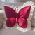 Princess Butterfly Office Pillow Ruffle Lace Living Room Bedroom Sofa Cushion Room Decor Plush Pillow Car Seat Companion Pillows