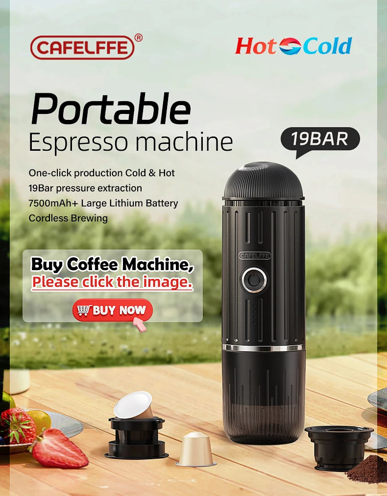 Cafelffe Portable Travel Bag Portable Coffee Machine Outdoor Combination Gift Giving Camping hiking EVA case with MK501 MK502