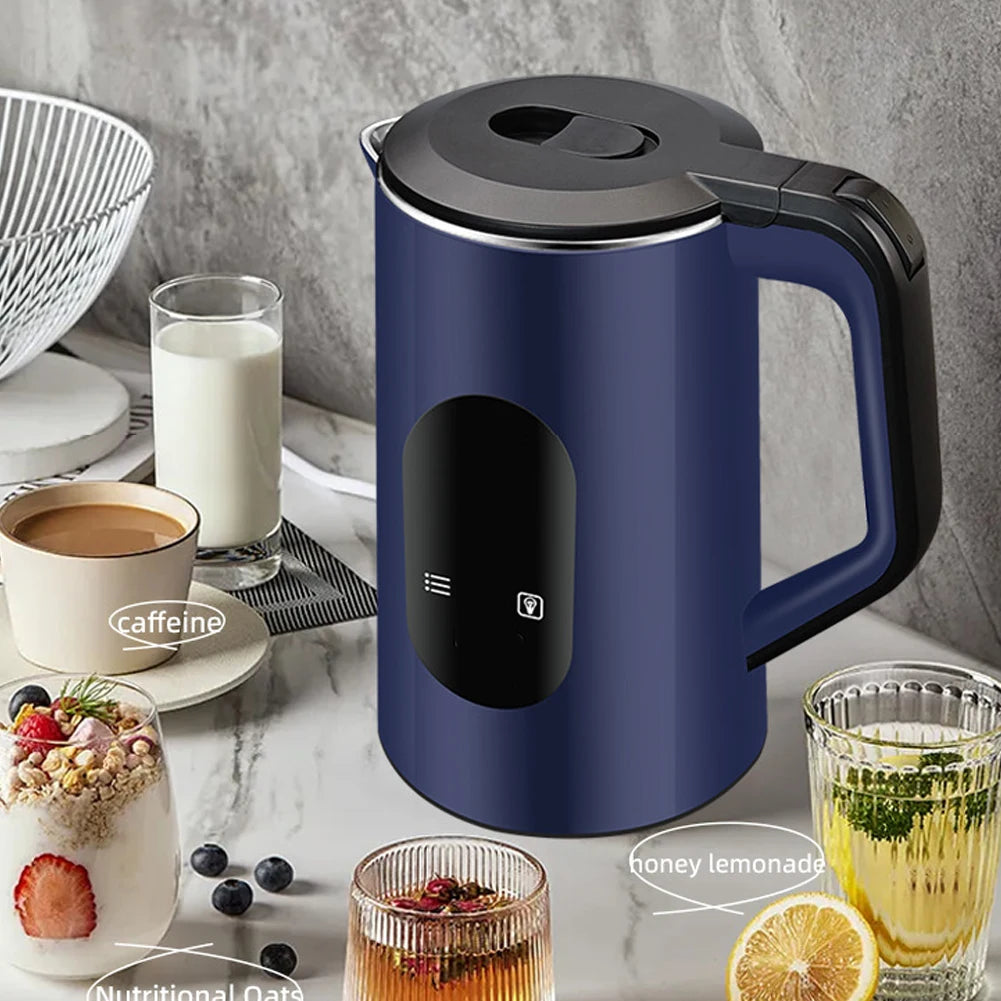 2.2L Stainless Steel Electric Large Tea Kettle 1500W Fast Boil Multifunctional Tea Pot Boil Water Pot for Making Tea and Coffee