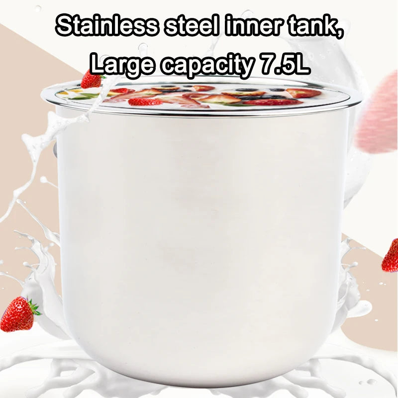 7.5L Black Garlic Fermenter Electric Garlics Smart Fermentation Machine Automatic Zymolysis Enzyme Wine Pot Natto Yogurt Maker