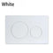 White Dual Flushing Toilet Push Round Buttons Concealed Wall-mount Tanks Flush Pannels Replacement Part Bathroom for Sigma