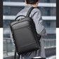Executive Backpack Men PU Leather USB Charging Satchel Briefcase Office Travel Laptop Office Business Shoulder Back Pack Male