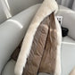 2025 Winter New Mid-length Temperament White Goose Puffer Parkas Women Fox Fur Detachable Large Lapel Fur Down Jacket High Qual