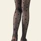 1 Pair Thin Silk Stockings Polka Dot Star Jacquard Pantyhose Sexy Anti-hook Silk Female Socks