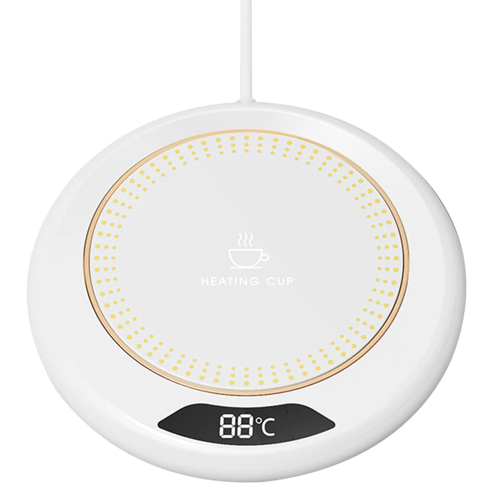 Coffee Mug Warmer 3 Temperature Setting Electric Cup Heater USB Constant Cup Warmer Tea Water Milk Heating Coasters Pad for Home