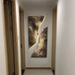 Light Luxury Entrance Decoration Mural Light Abstract Sandstone Texture Hanging Painting Atmospheric 2025 New High-End Corridor