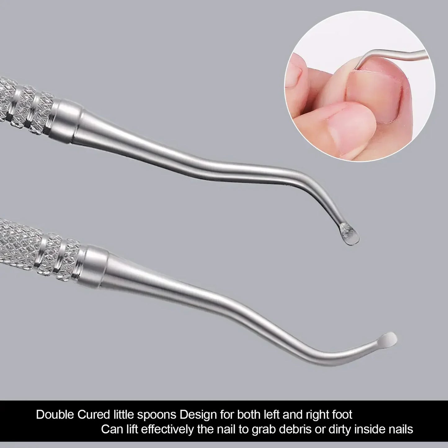‌Cuticle Scissors Stainless Steel Sharp Blade Durable Rust Free Nail Care Tool‌
