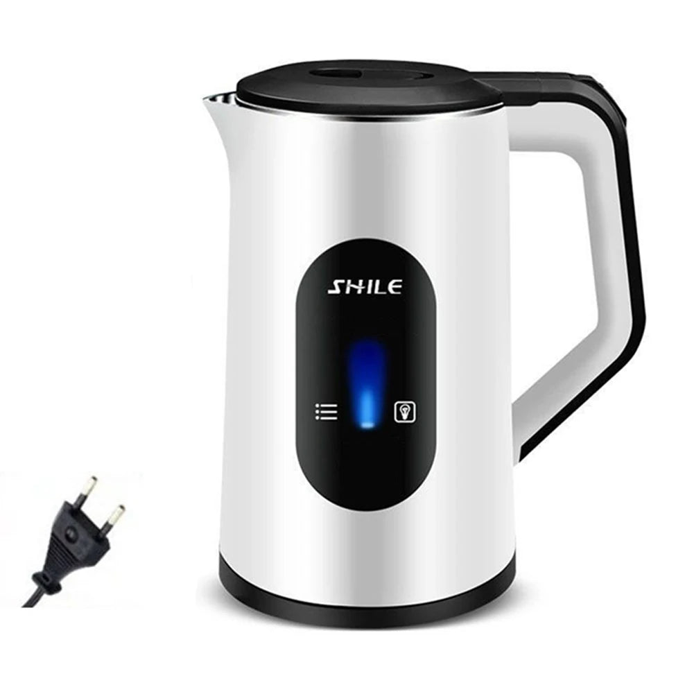 2.2L Stainless Steel Electric Large Tea Kettle 1500W Fast Boil Multifunctional Tea Pot Boil Water Pot for Making Tea and Coffee