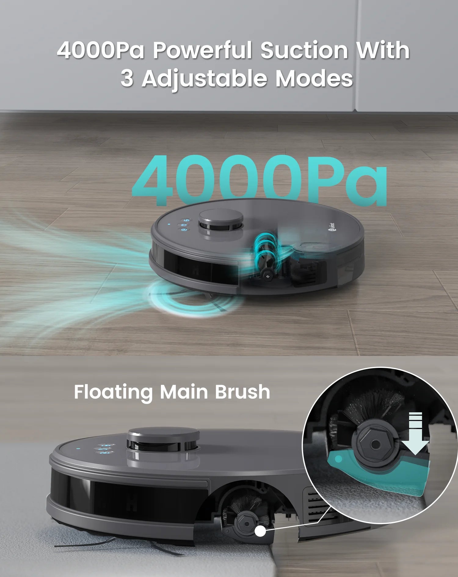 LEFANT M1 Robot Vacuum Cleaner with Multi-Floor Mapping, 4000Pa, 4000 mAh Battery, LDS Navigation,APP/Alexa,smart Home appliance