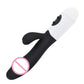Silicone G Spot Dildo Rabbit Vibrator Dual Vibration 10 Speeds Female Vagina Clitoris Massager Adult Sex Toys For Women