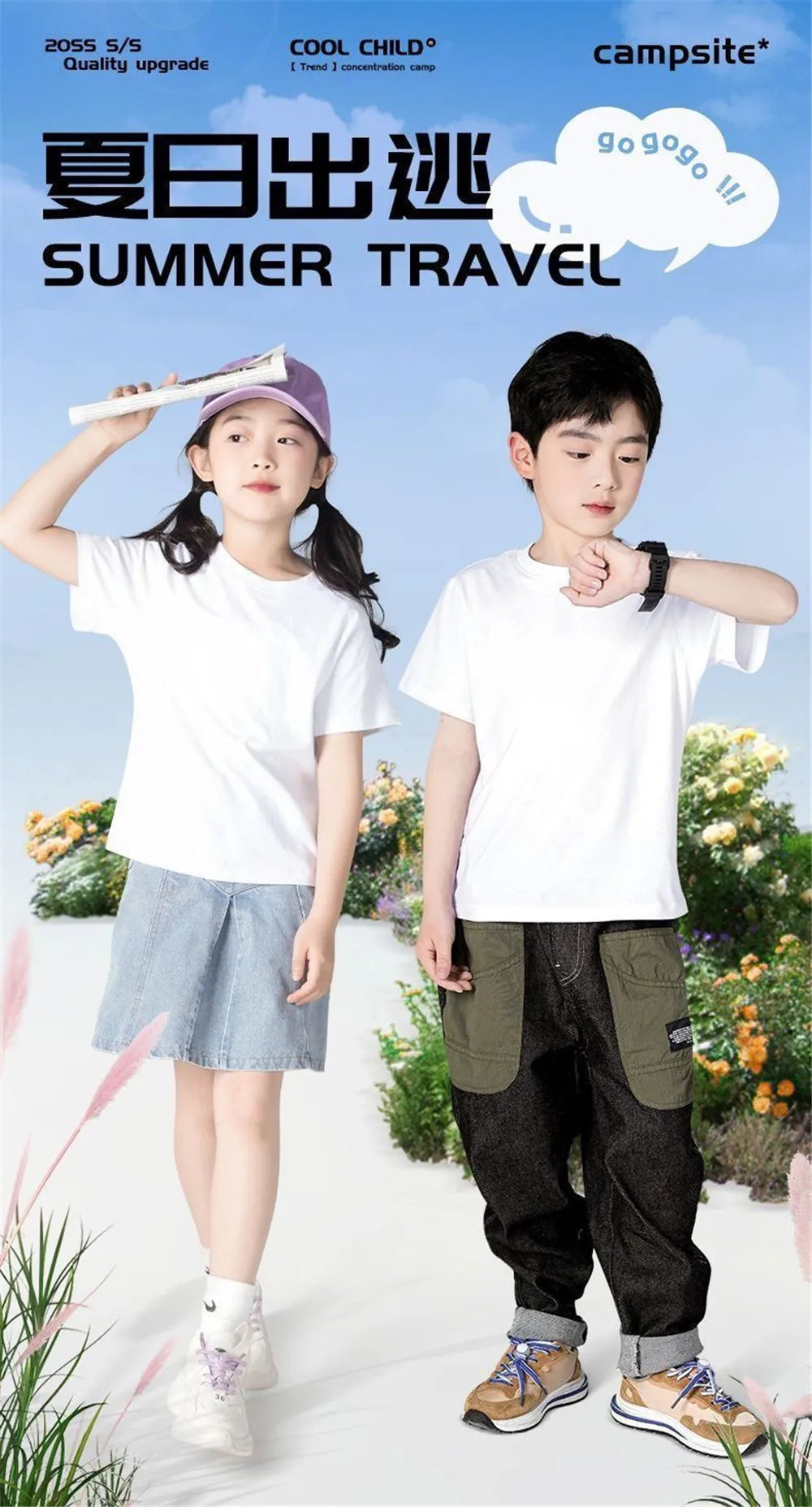 Girls' Fashion Cotton T-shirts with Cherry Fruit Pattern Short Sleeve Girls' Cute Summer Tee Shirts 3-14 Years YT01