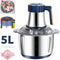 5L Electric Meat Grinders Food Crusher Stainless Steel Multifunctional Vegetable Slicer Processor Chopper Kitchen Appliances