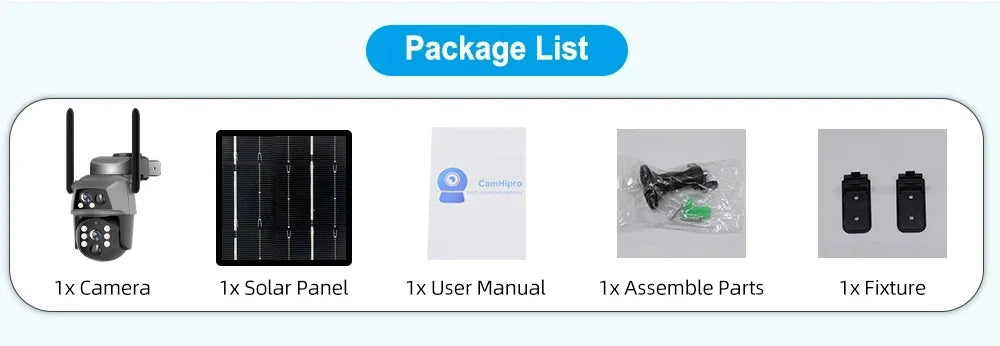 4G Solar Camera Outdoor Dual Lens 8MP 4K WiFi PTZ IP Security Camara With Solar Panel CCTV Built in Battery Auto Tracking Cam