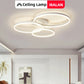 IRALAN Modern Ceiling Light with Infinitely Dimming App and Remote Control 3 Colors Changeable for in Living Sleeping and Lounge