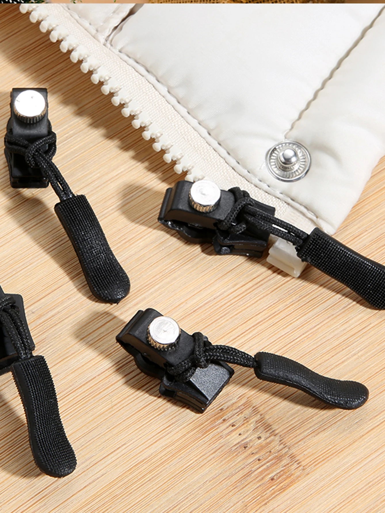 3-12PC Universal Zipper Repair Kit Quick Instant Replacement Zipper Head For Jacket Bag Coat Zippers Head DIY Sew Repair Tools