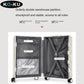 KO-KU New Front Opening Travel Suitcases 20/24/26/28 inch carrier Aluminum Frame Large Capacity Luggage USB Charging TSA Lock