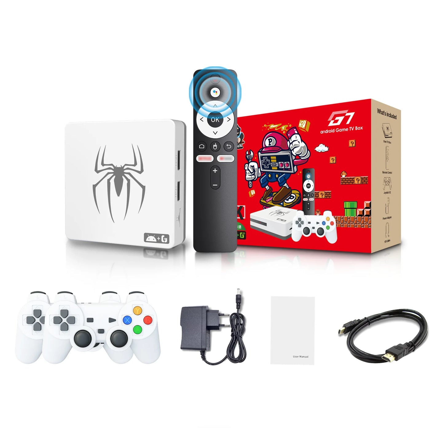 TV Game Box Retro Video Game Console Built in 20000+ Games Game Box  for Android TV Smart 2.4G 5G Wifi with Wireless Gamepad