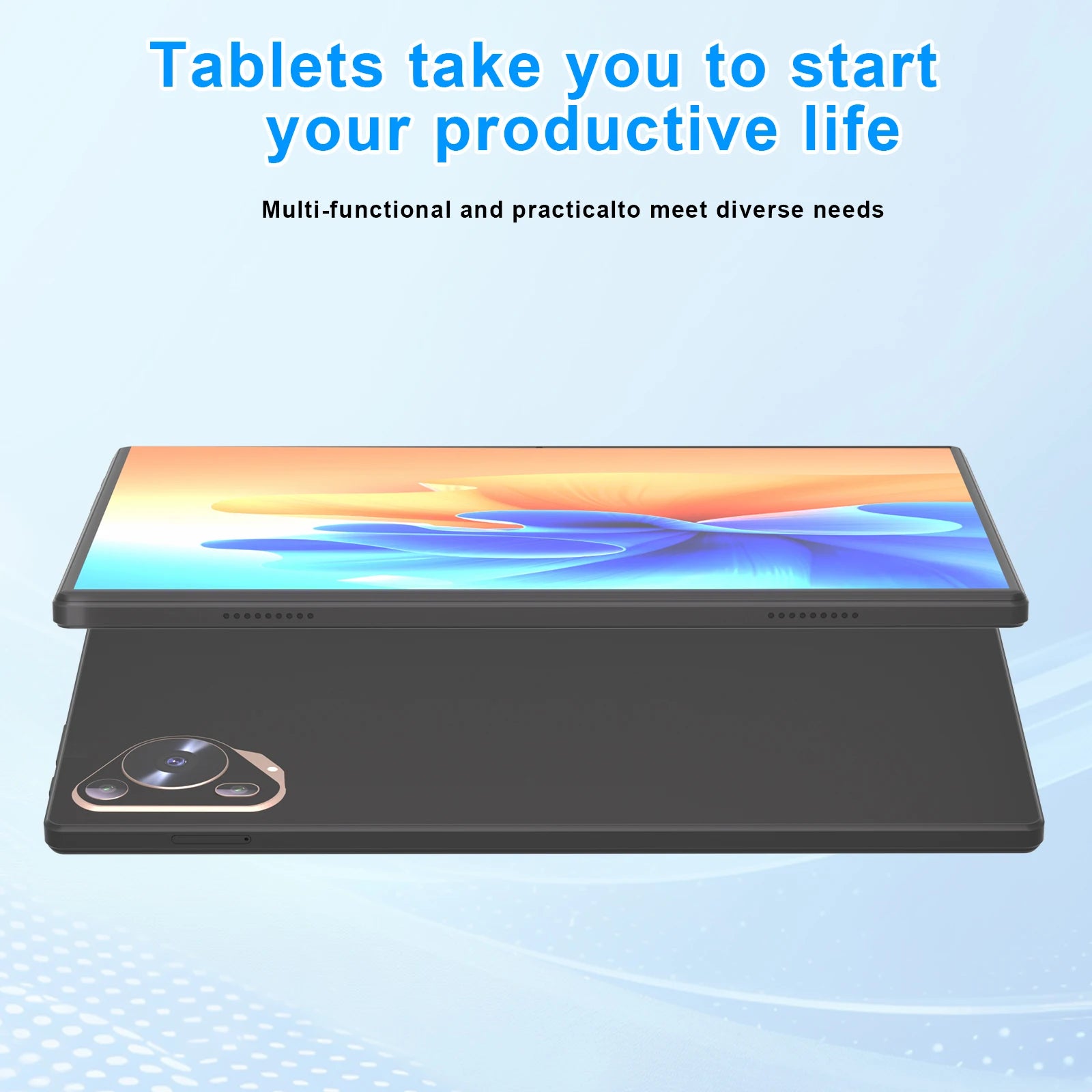 Pad 9 Pro 10.1 Inch 2K Full-Screen 16GB+1TB Snapdragon 8 Gen2 Android 13 24MP+48MP High-Performance Tablet
