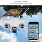 Three Lens Three Screens WIFI Solar Camera 15MP 10X Zoom CCTV Outdoor Automatic Tracking Humanoid Detection PTZ IP66 Cam V380