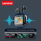 Lenovo Full-Touch Screen Headphones ANC Noise-Cancelling Bluetooth 5.4 Headphones Hi-Fi Stereo Wireless In-Ear ENC Earbuds