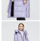 Astrid Winter Women's coat women parka long warm Bright fabric fashion Jacket hooded large sizes trendy female clothing 9510