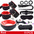 Exotic Bed Bondage Set BDSM Kits Exotic Sex Toys For Adults Games Leather Handcuffs Whip Gag Nipple Clamps Women Sex Products