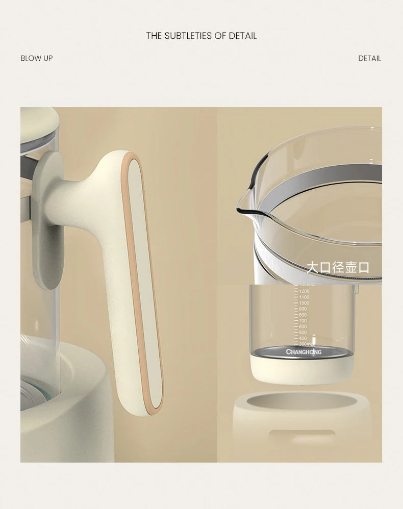 1300ml Infant Thermostatic Milk Regulator Baby Kettle 72 Hours Keep Warm Hot Water Smart Insulation Pot Milk Powder Warmer 220V