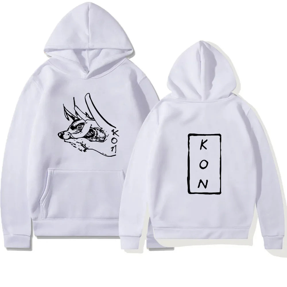 KON Japanese anime chainsaw man peripheral series printed sweatshirt new style letter long sleeve sweatshirt