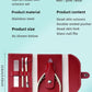 ‌Cuticle Scissors Stainless Steel Sharp Blade Durable Rust Free Nail Care Tool‌