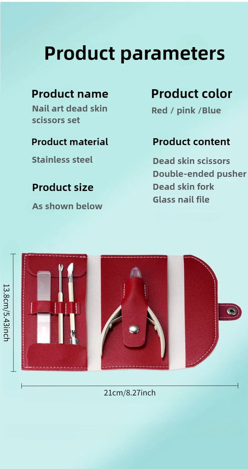 ‌Cuticle Scissors Stainless Steel Sharp Blade Durable Rust Free Nail Care Tool‌