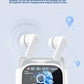 Real Time Translators Bluetooth 5.4 Headphones with Touch Screen 144 Languages Translation Earbuds Noise Cancelling Headset Gift