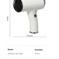 220V Portable Wireless Hair Dryer Rechargeable Blow Dryer Travel Fast Dry Hair Lithium Battery Strong Wind Art Joint Examination