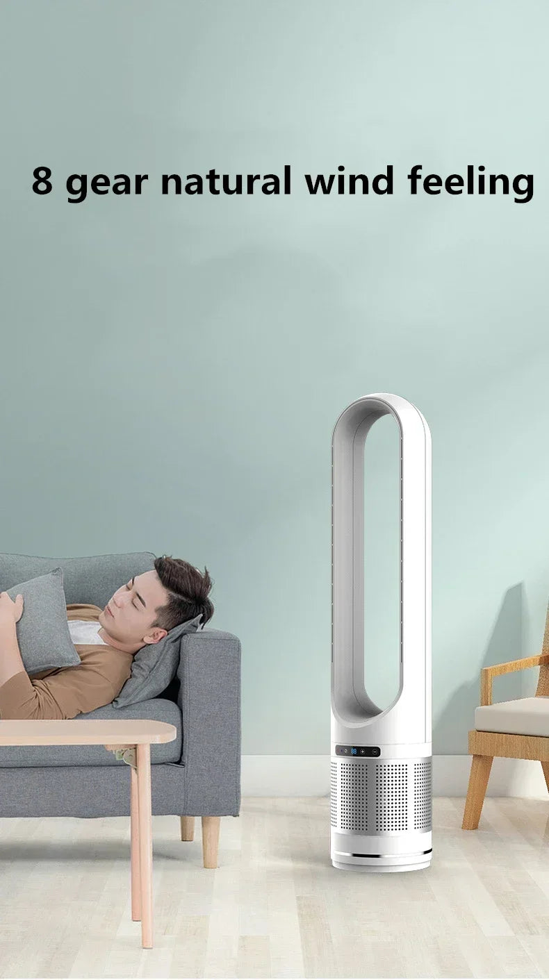 50inch 220V Floor Standing Fan Super Long Time,вентилятор, Multi Gear Adjustment, Electric Fan and No Blade 선풍기