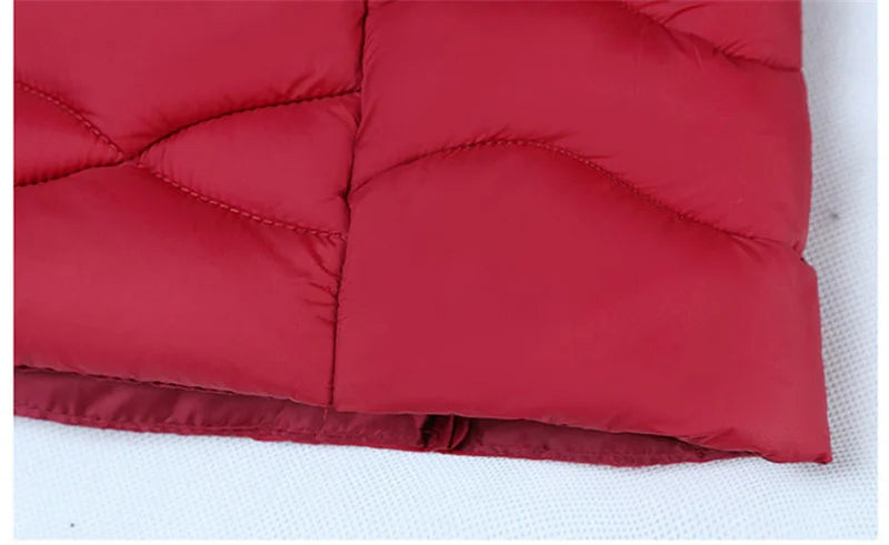 New Women Cotton Coat Autumn Winter Jacket Coat Middle-Aged Elderly Mothers Padded Hooded Keep Warm Down Cotton Overcoat Parkers