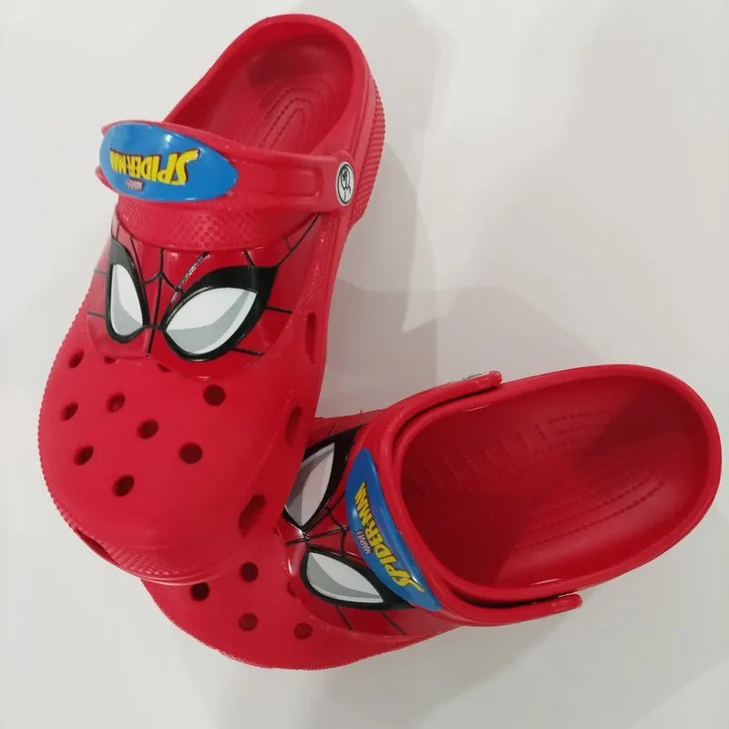 Cartoon Anime Spiderman Children Slippers Kids Non Slip Beach Sandals Home Leisure Cute Eva Shoes Closed Toe Slip On Clogs Gift