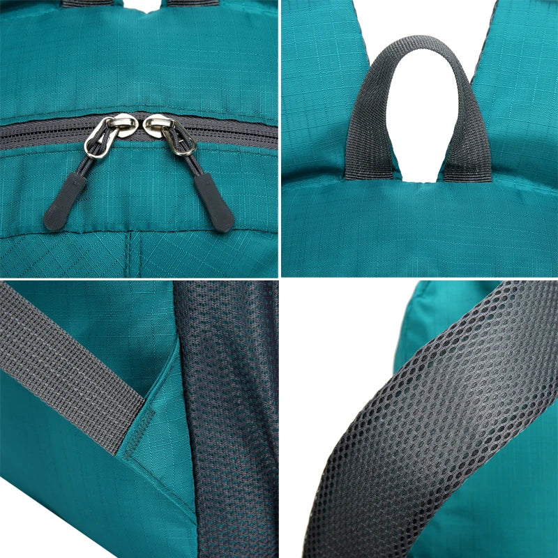 Lightweight storage backpack, outdoor sports backpack, foldable backpack, men's and women's leisure travel backpack
