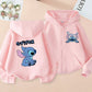Funny Zip Up Sweatshirts Stitch Hoodie Children Clothes Kid Girl Boy Lilo and Stitch Sweatshirt Zipper Hoody Baby Casual Top
