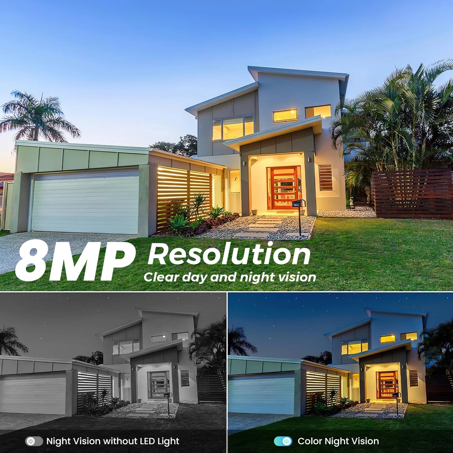 8MP 4K AOV Solar Camera Wifi 7/24 Recording Wireless Outdoor Surveillance Camera Dual Lens 365 Days Standby Home Security ICSEE