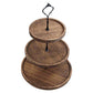 3 Tiers Detachable Cake Stand Wooden European Style Pastry Cupcake Fruit Plate Holder Wedding Party Home Decor Serving Dessert