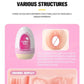 New Egg-Shaped Portable Male Masturbator Made of Soft Rubber with Realistic Vagina Texture Design Penis Massage Adult Sex Toy