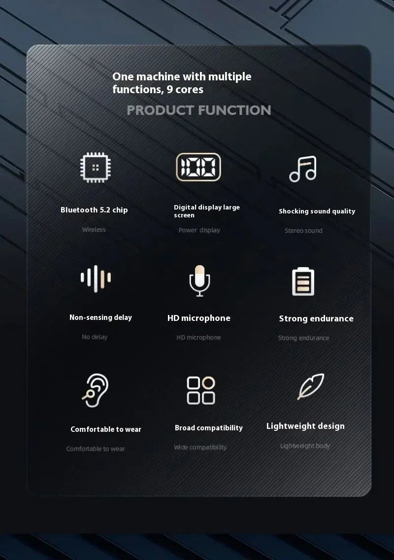 Xiaomi M22 Wireless Bluetooth Original TWS Earphones Noise Reduction Waterproof Stereo Display Sports Earphones with Microphone