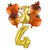 6Pcs Autumn Forest Animals Kids Birthday Party Decoration Squirrel Pine Cone Foil Balloon With 0-9 Number Ball Thanksgiving Gift