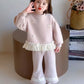 Girls Fashionable Sweet Spring Autumn New Style Casual Long Sleeve Two-Piece Set Children's Clothing Baby Girl Outfit