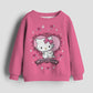 Christmas Kids Sportswear Baby Girls Hello Kitty Clothes Long Sleeve Cartoon Sweatshirt Tops Kuromi Girls Dance Team Hoodie