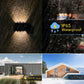 Outdoor LED Solar Garden Light Solar Wall Lamp Up And Down Luminous Waterproof Solar Powered Wall Washer Light Yard Street Decor