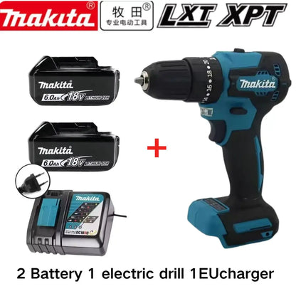 100%Original Makita DDF487 Cordless Driver Drill Brushless Electric Impact Screwdriver Rechargeable Power Tool 18V With battery