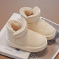 Children's Snow Boots 3-18 Years Old White Waterproof Non-slip Boys Girls Cotton Shoes Winter Soft Non-slip Kids Short Boots